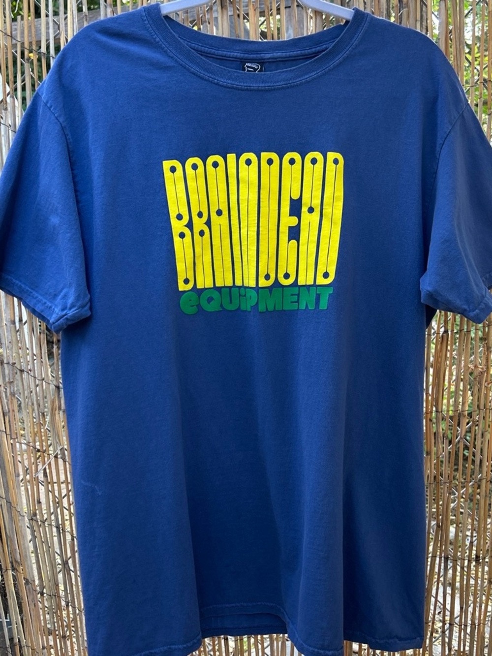 Braindead Equipment Bubble Burnout Blue Men’s Graphic Tee T-shirt